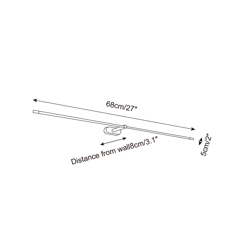 Rechargeable LED Picture Light 27 Inch Wireless