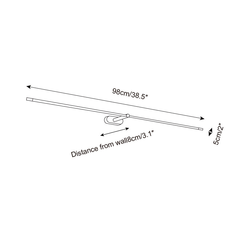 Rechargeable LED Picture Light 27 Inch Wireless