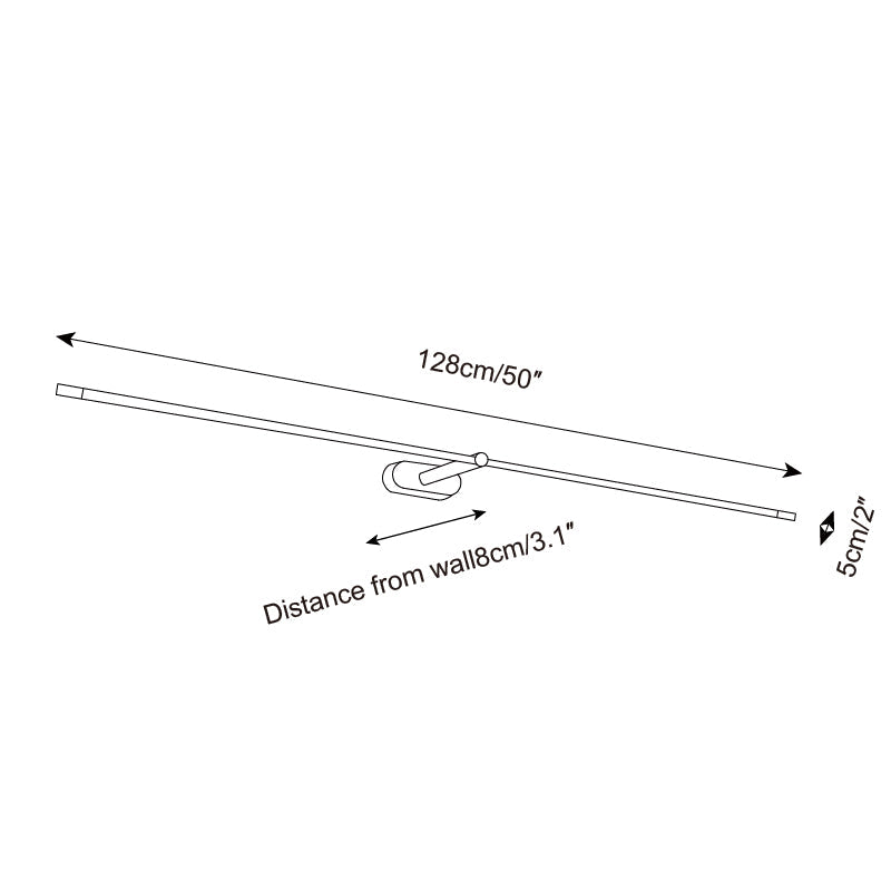 Rechargeable LED Picture Light 27 Inch Wireless