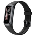 Black kids activity watch with gray body and black silicone strap