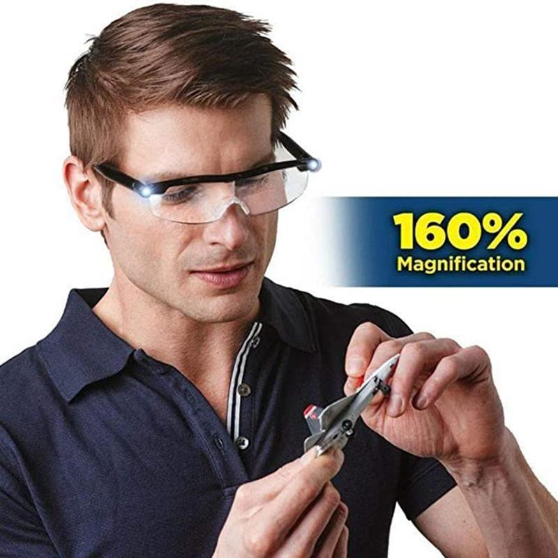 LED Magnifying Glasses for Reading Hands-Free
