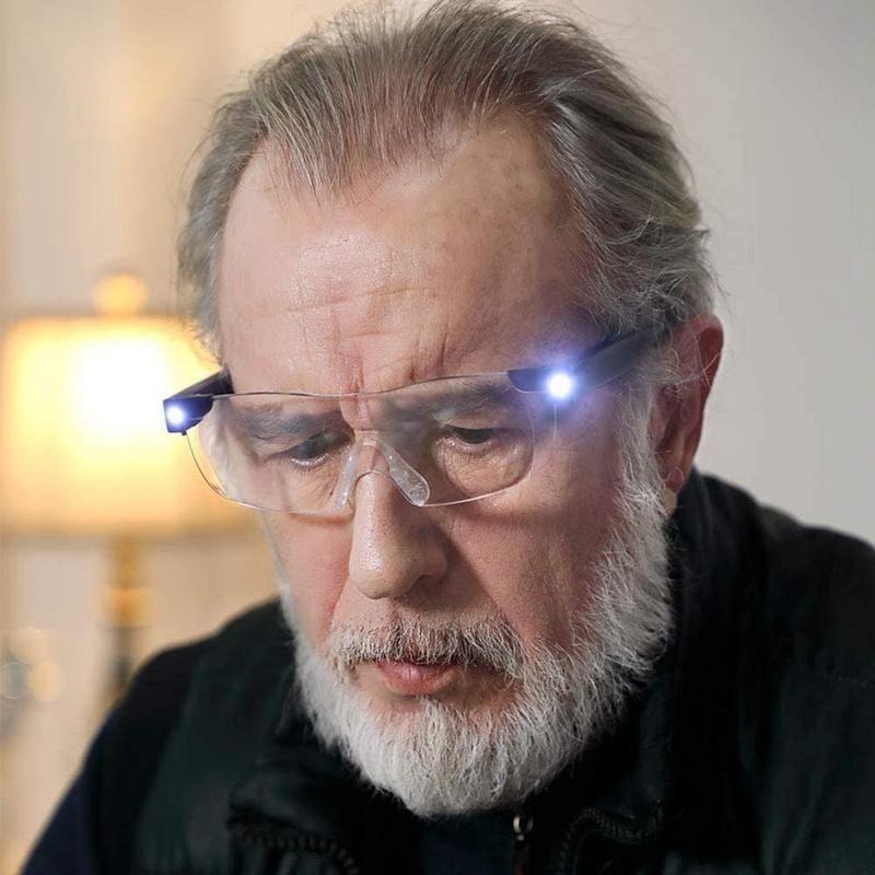 LED Magnifying Glasses for Reading Hands-Free