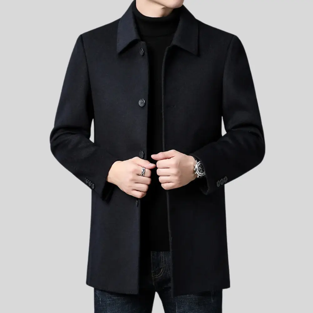 Men's Classic Tailored Overcoat