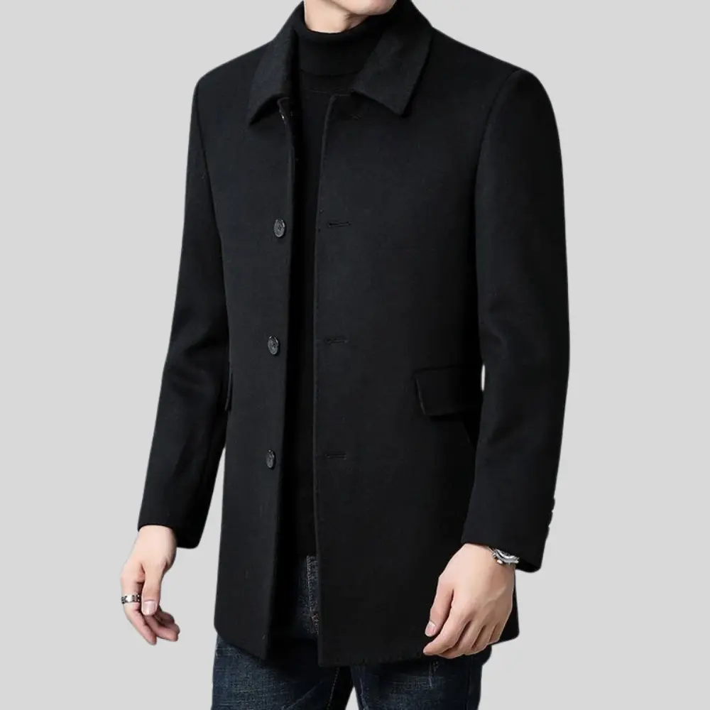Men's Classic Tailored Overcoat