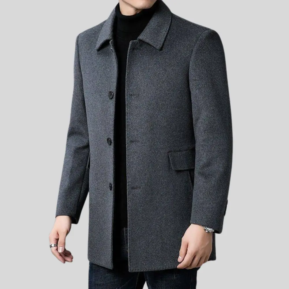 Men's Classic Tailored Overcoat