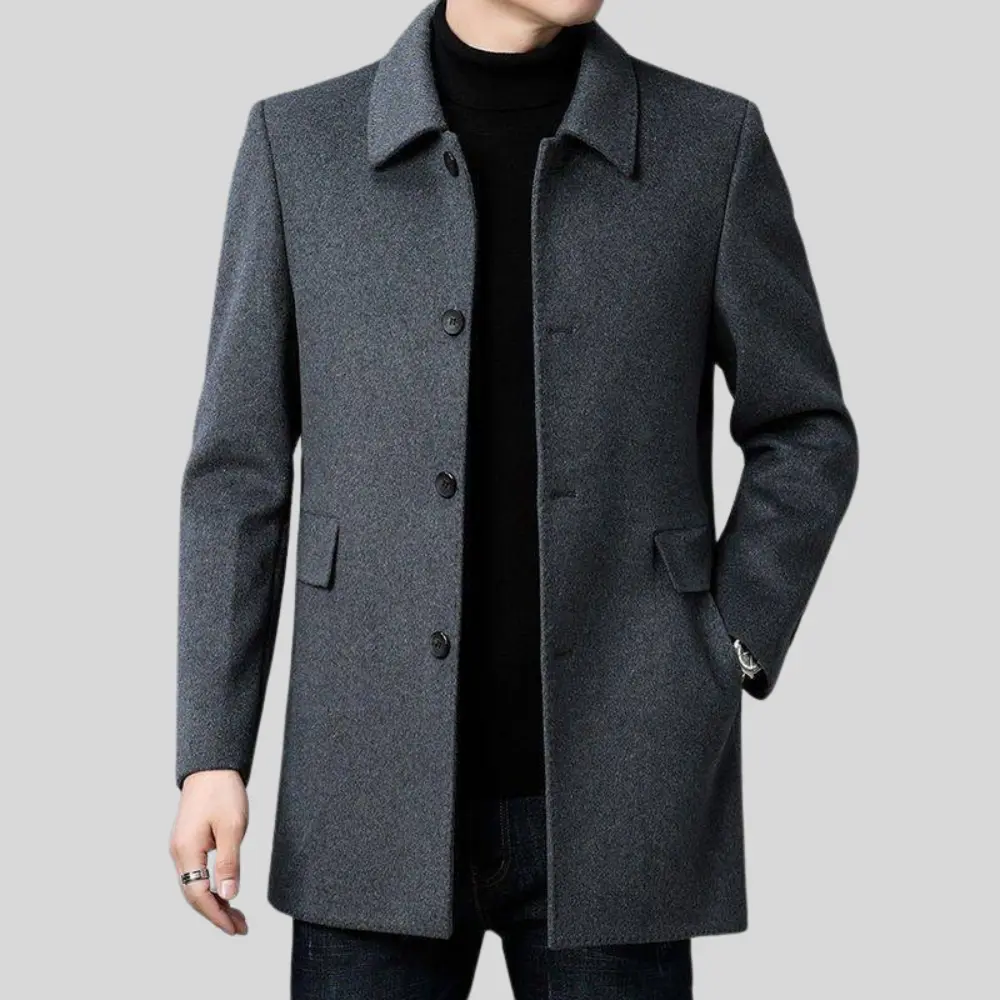 Men's Classic Tailored Overcoat