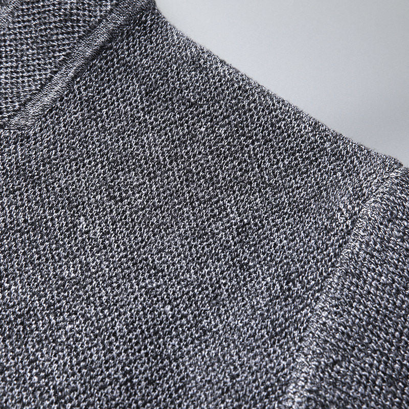 Classic Stand Collar Knit Cardigan