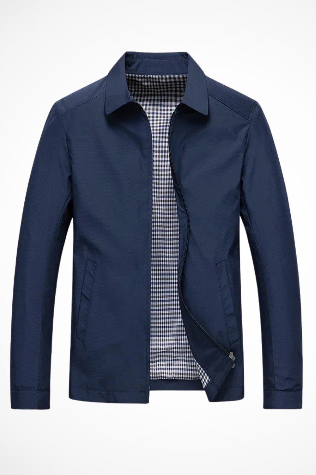 Classic Zip Front Harrington Jacket