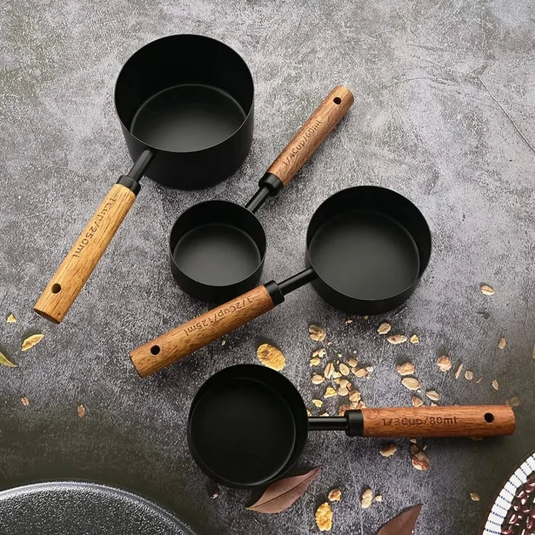 Measuring Spoon Set Wood Handle