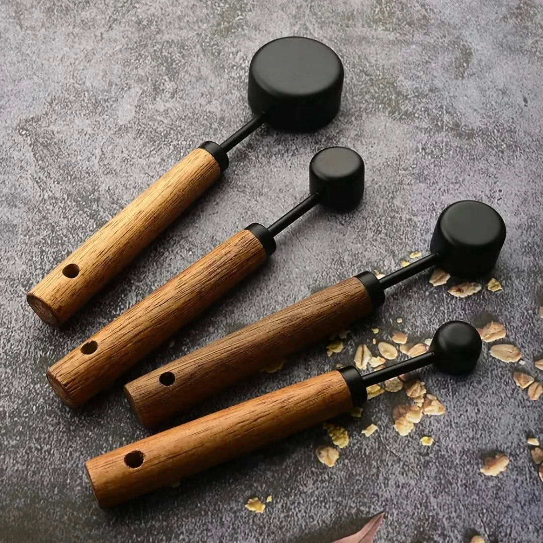 Measuring Spoon Set Wood Handle