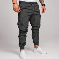 Tapered Drawstring Cargo Joggers
