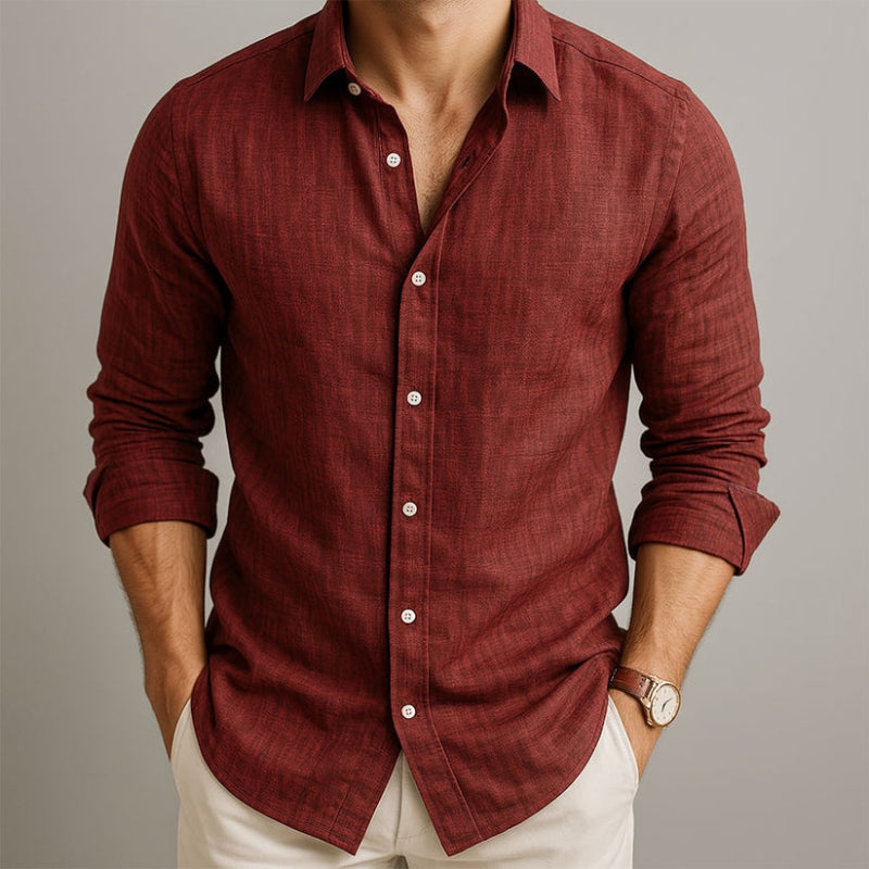 Tailored Spread Collar Dress Shirt