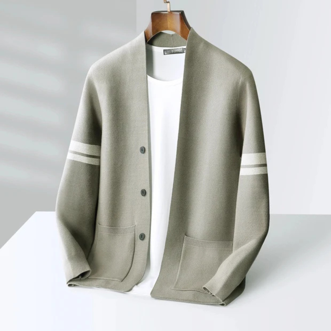 Modern Button Knit Cardigan