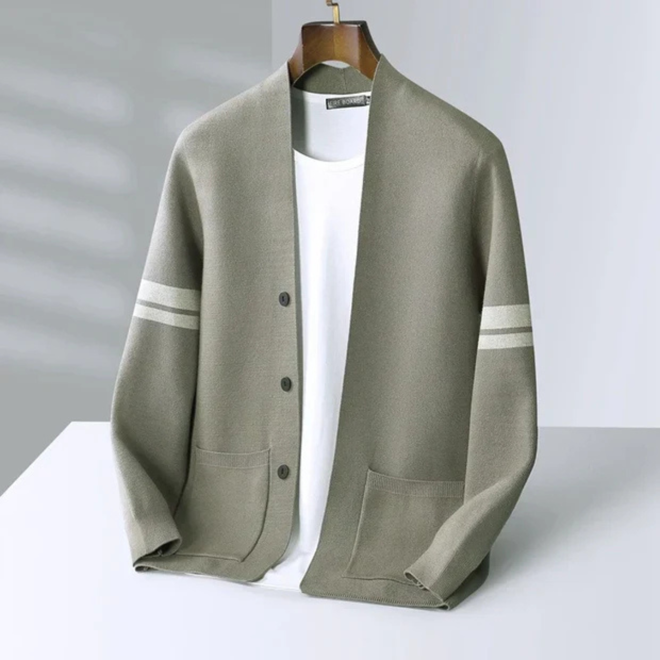 Modern Button Knit Cardigan