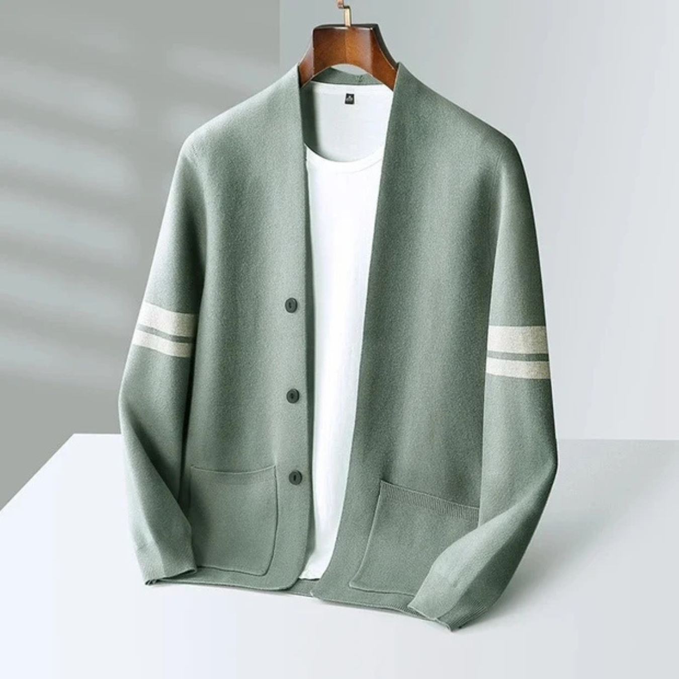 Modern Button Knit Cardigan