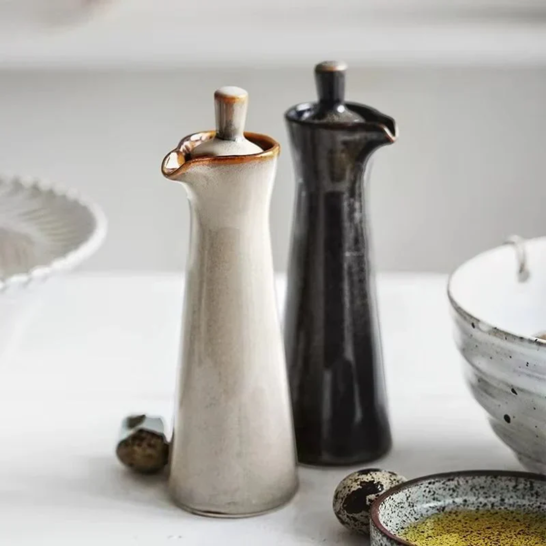 Modern Glossy Ceramic Oil Dispenser