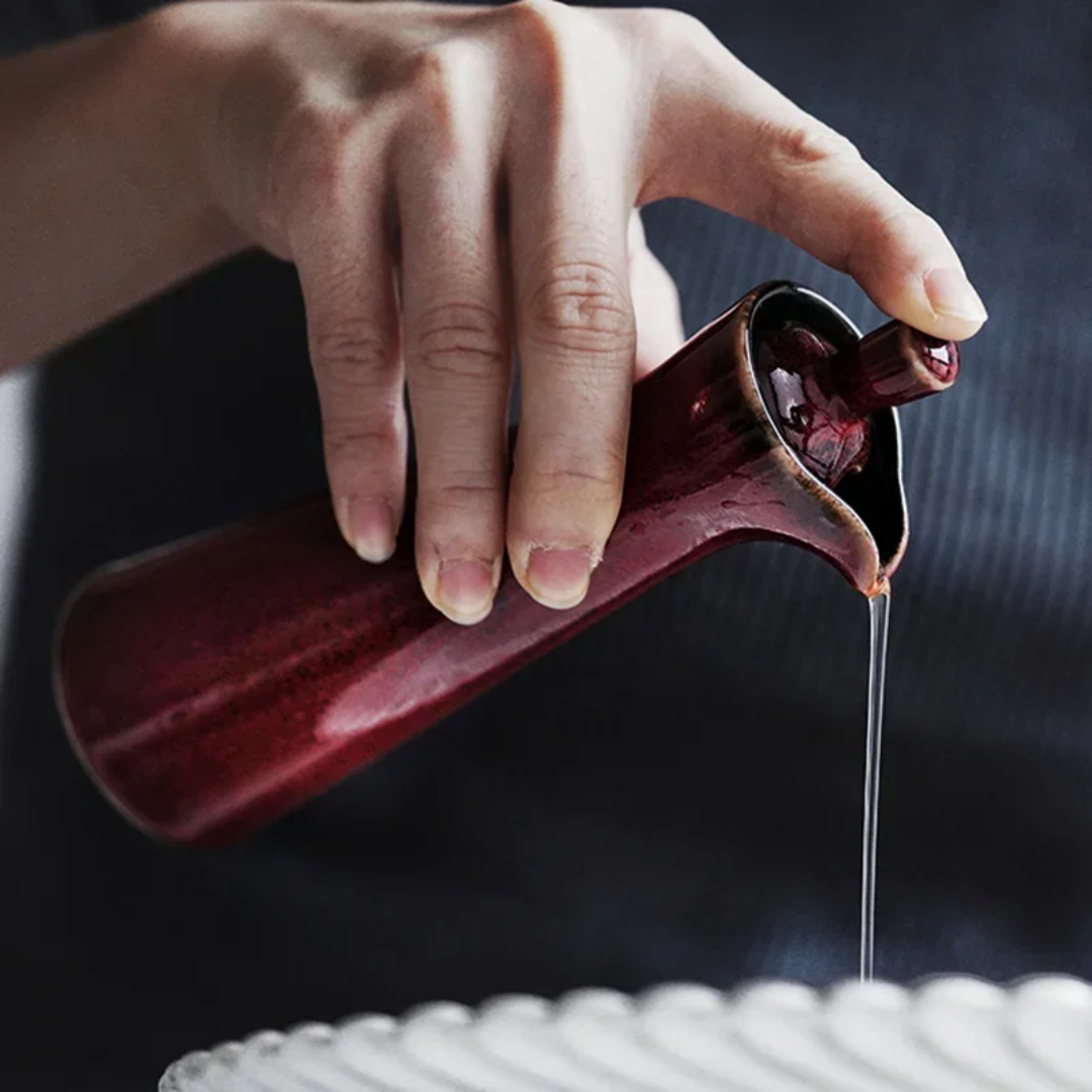 Modern Glossy Ceramic Oil Dispenser