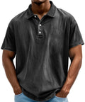 Men's Vintage Washed Polo Shirt