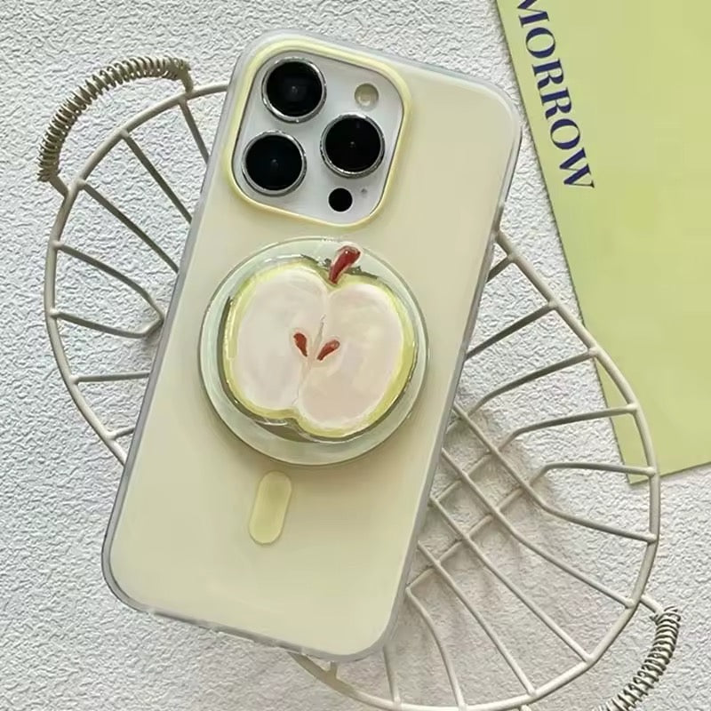 Green Apple Silicone Phone Case