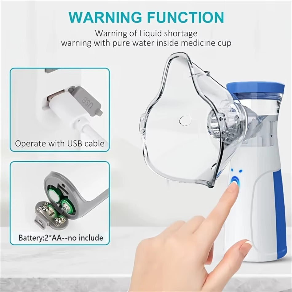 Portable Mesh Nebulizer Machine Quiet Operation
