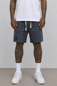 Relaxed-Fit Waffle Knit Shorts