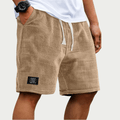 Relaxed-Fit Waffle Knit Shorts