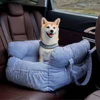 Padded Dog Car Booster Seat with Safety Tether