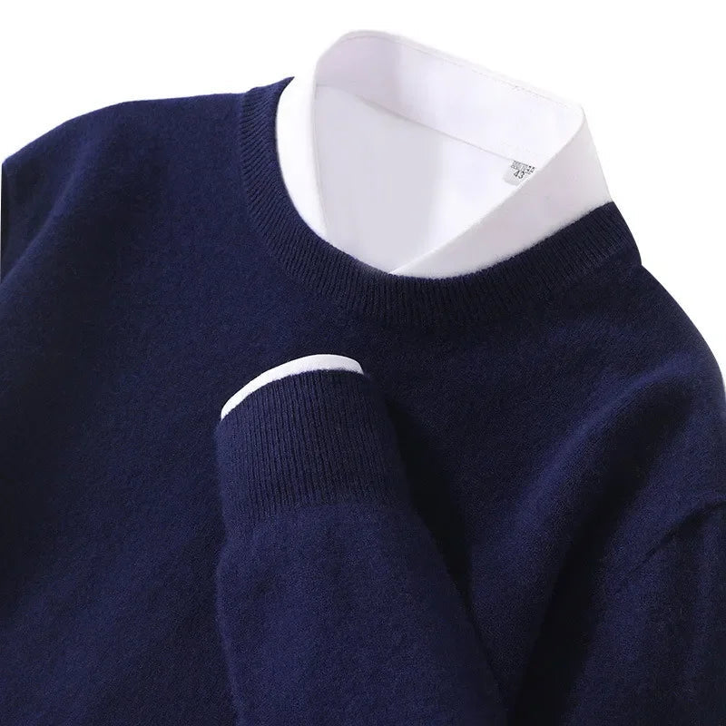 Refined buttery soft pullover, texture close-up