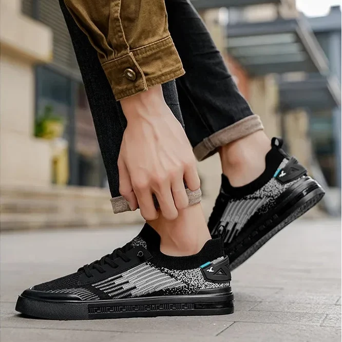 Men's Gradient Knit Sneakers