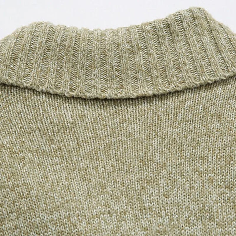 Men's Shawl Collar Double-Breasted Cardigan