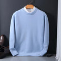 Refined buttery soft pullover, sky blue color view