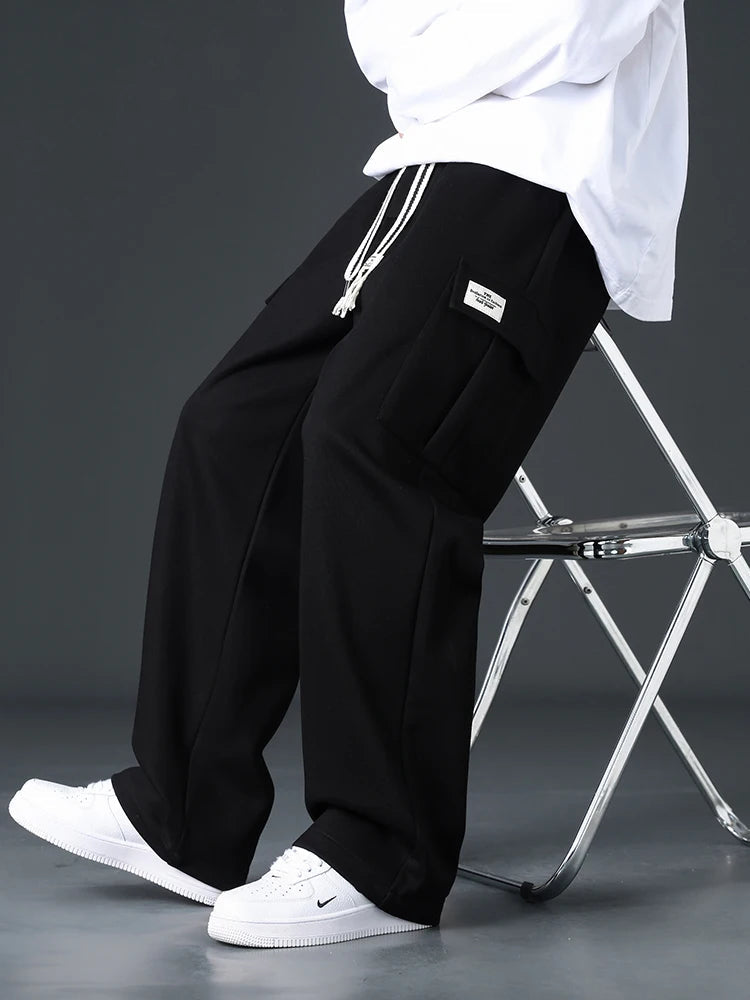 Everyday cargo sweatpants, black color view