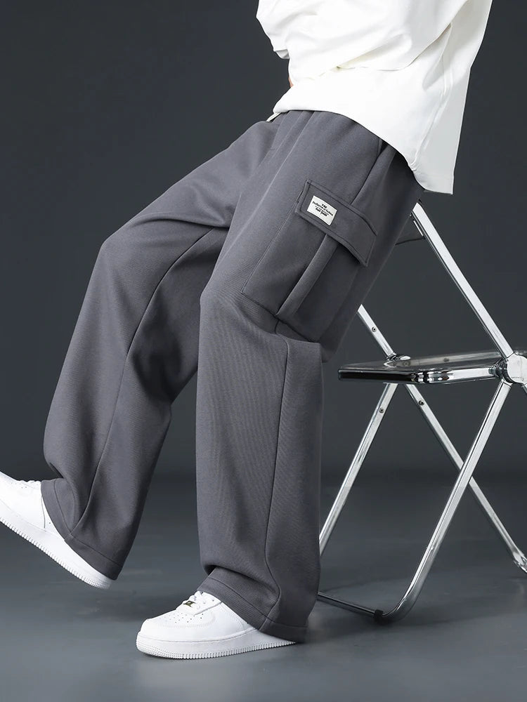 Everyday cargo sweatpants, dark gray color view