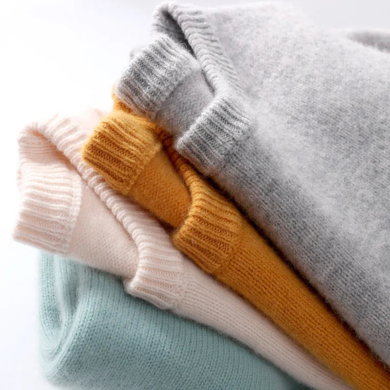 Men's Ribbed Crew Neck Sweater