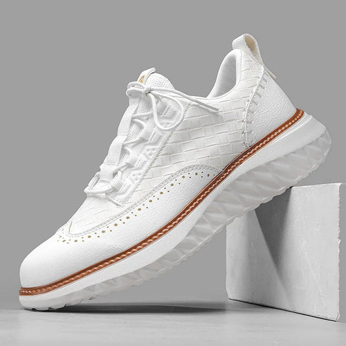 Breathable orthopedic casual sneakers, close-up detail