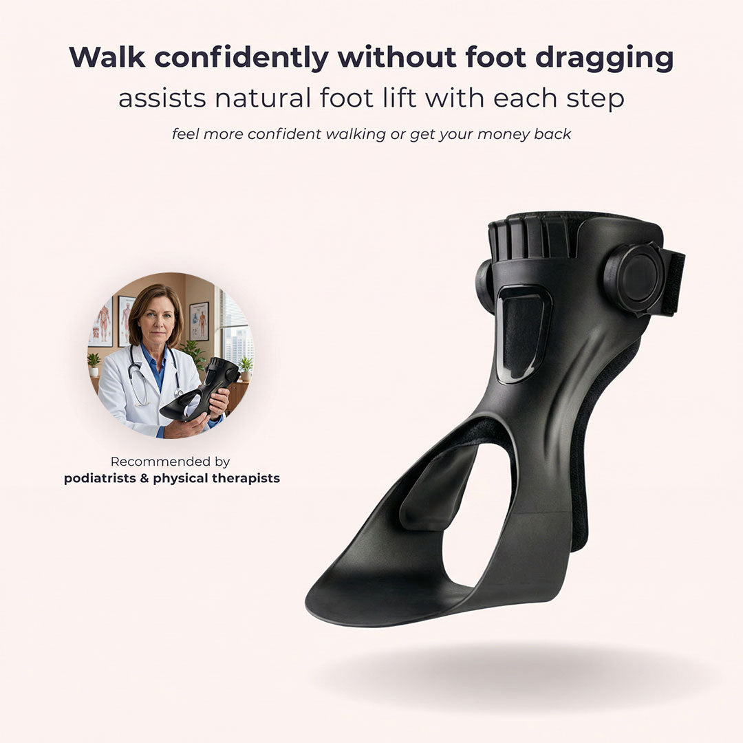 Adjustable Ankle Foot Orthosis Drop Foot Brace