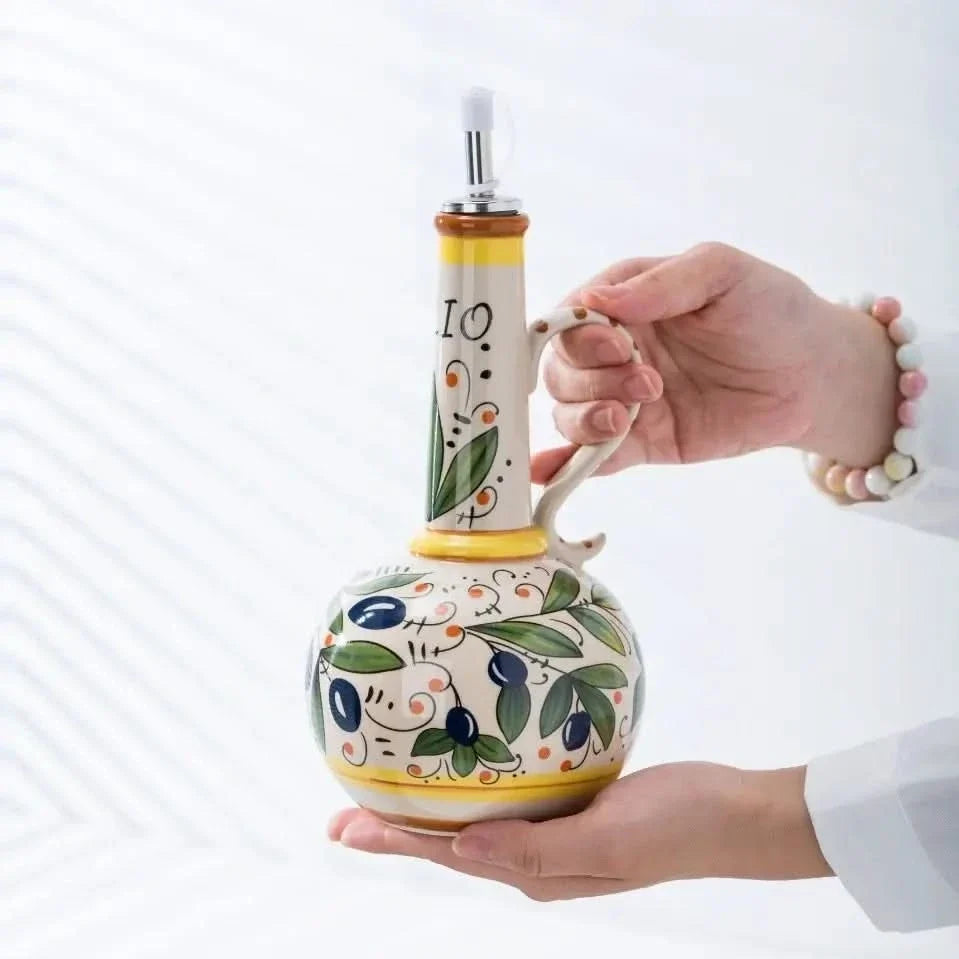 Italian Ceramic Olive Oil Dispenser