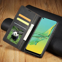 Magnetic Leather Samsung Case