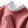 Men's Ribbed Crew Neck Sweater
