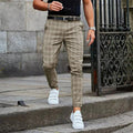Sharp slim fit trousers, beige color view