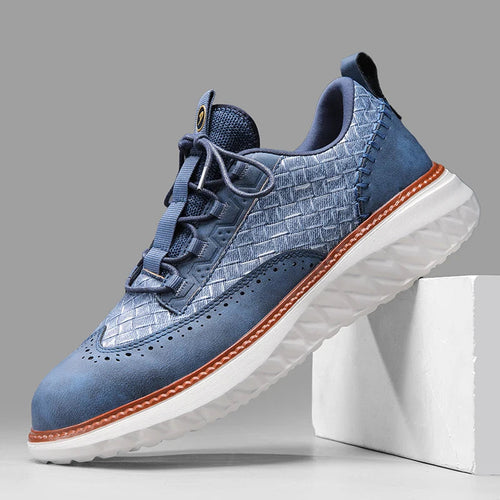 Breathable orthopedic casual sneakers, front view