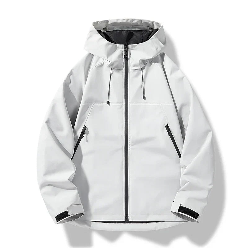Men's Adjustable Hooded Shell Jacket