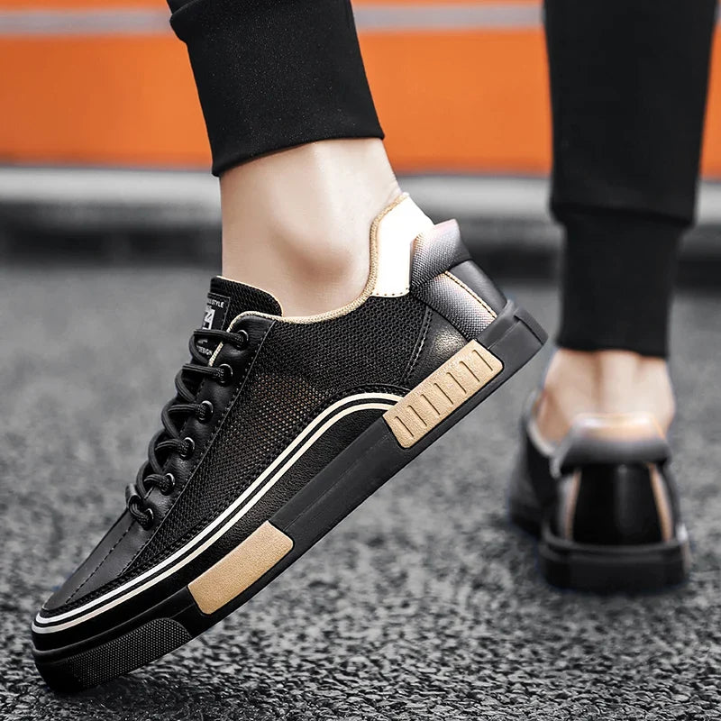 Men's Perforated Mesh Sneakers
