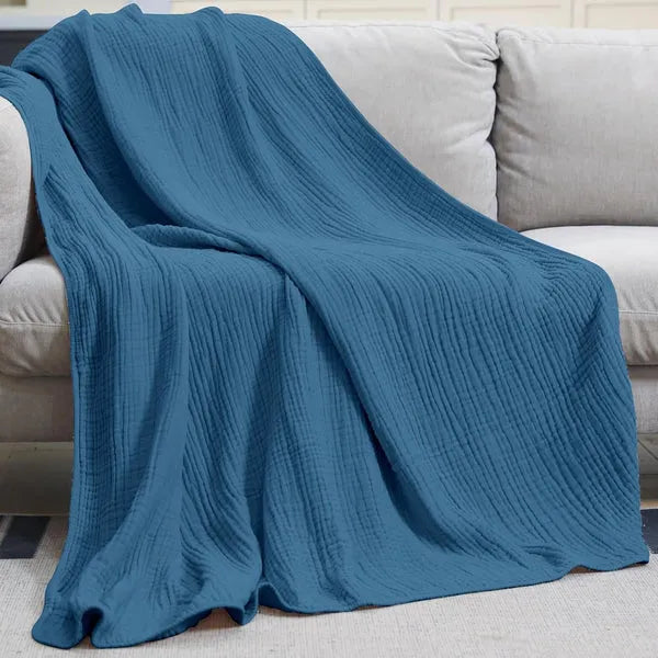 Soft Muslin Cotton Throw Blanket