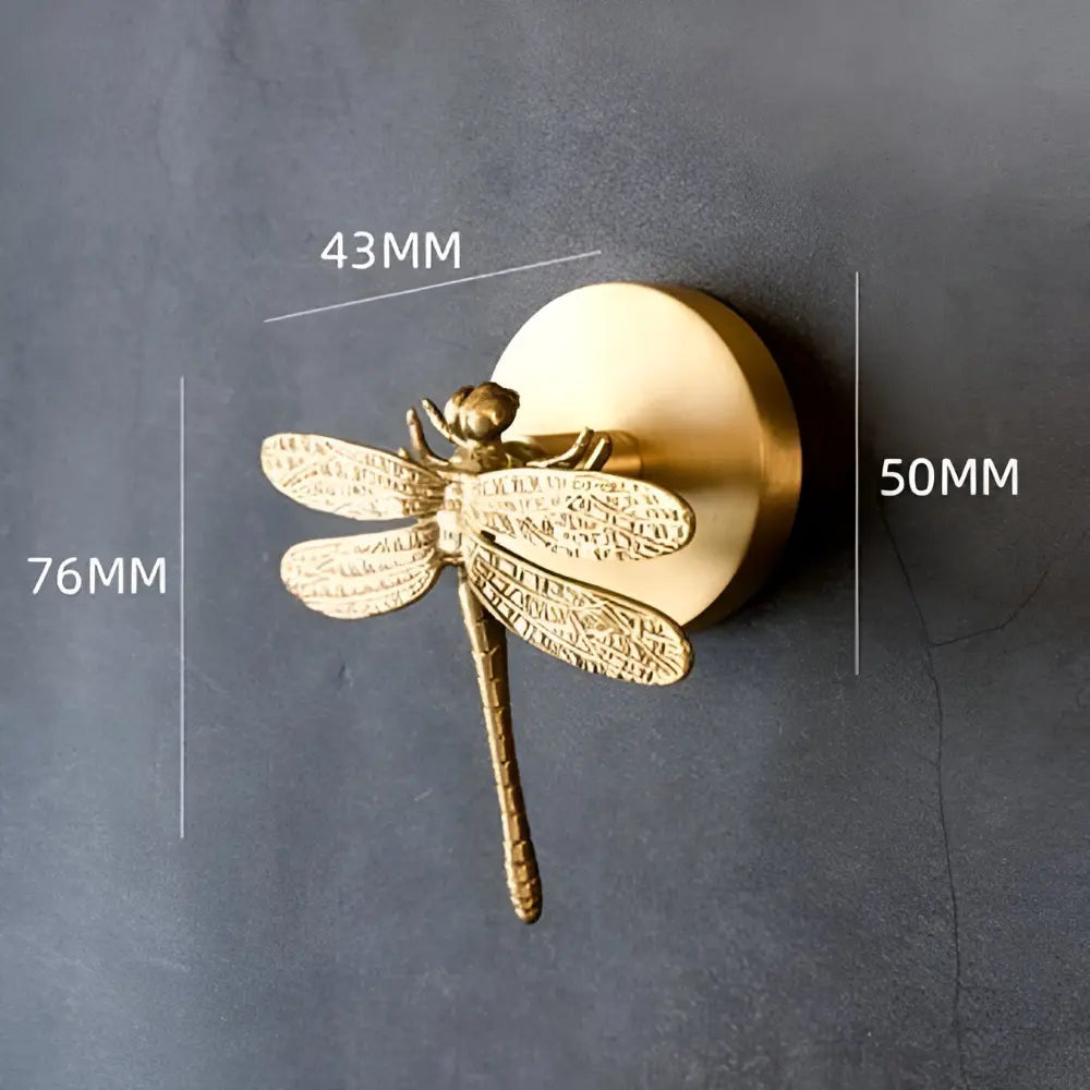 Solid Brass Animal Wall Hook Gold Finish