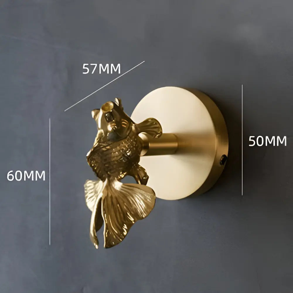Solid Brass Animal Wall Hook Gold Finish