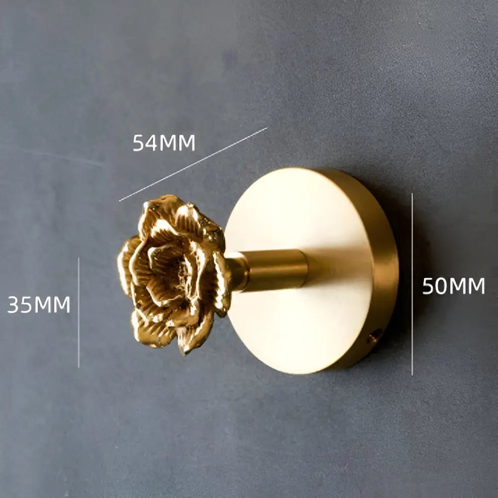 Solid Brass Animal Wall Hook Gold Finish