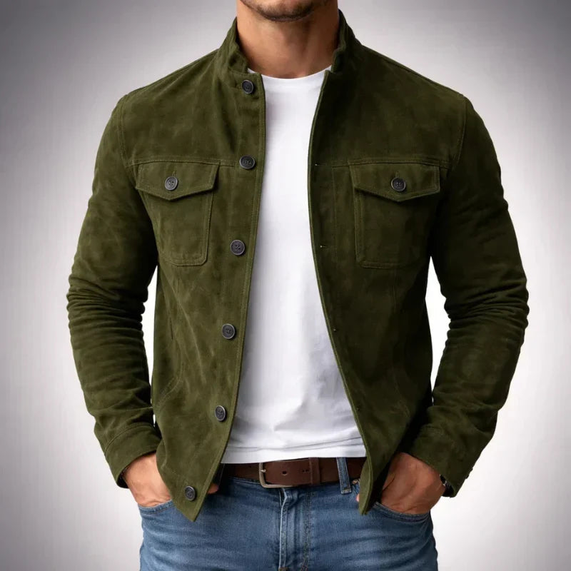 Structured Military Inspired Pocket Jacket