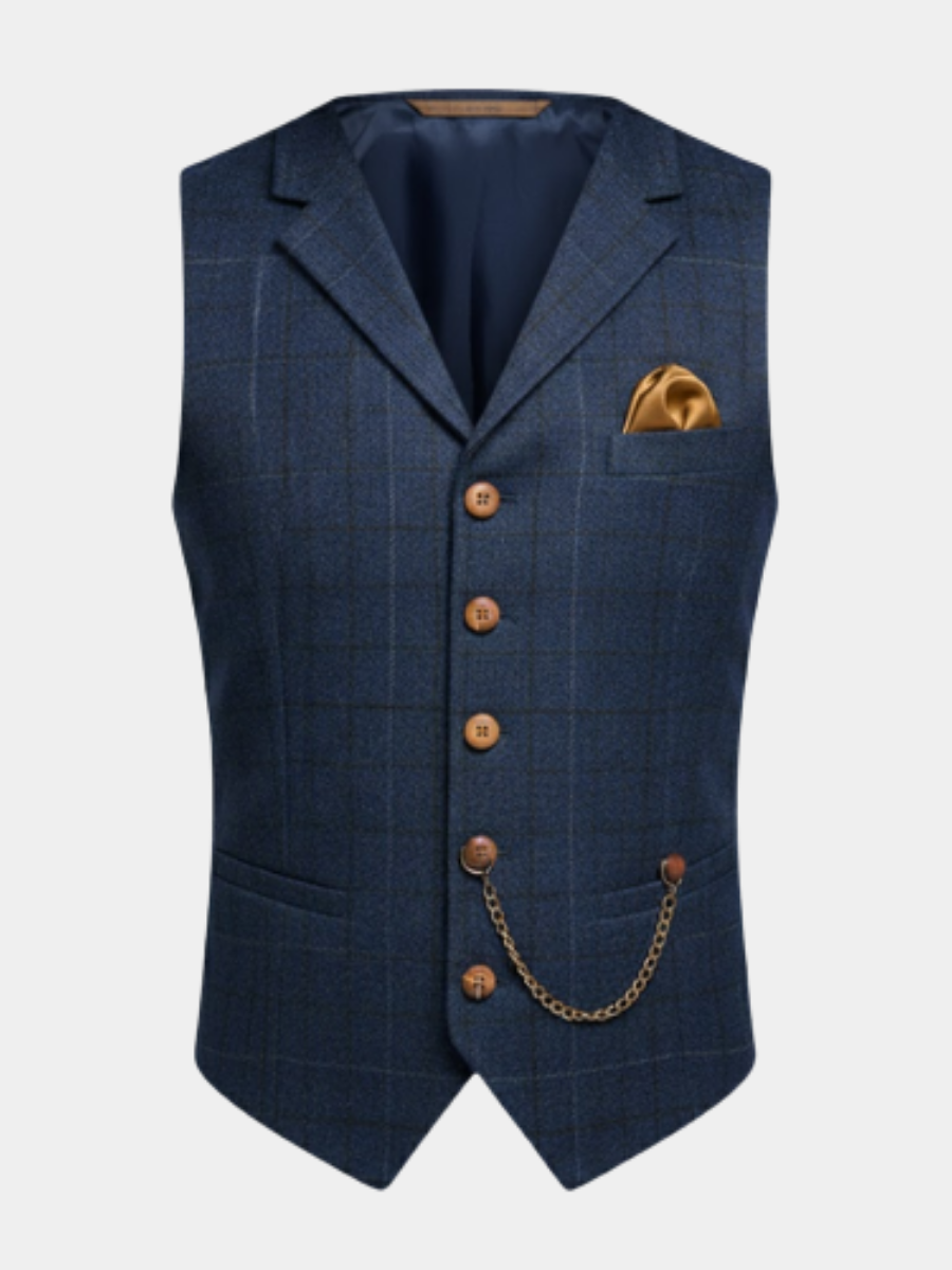 Men's Button Front Tailored Vest