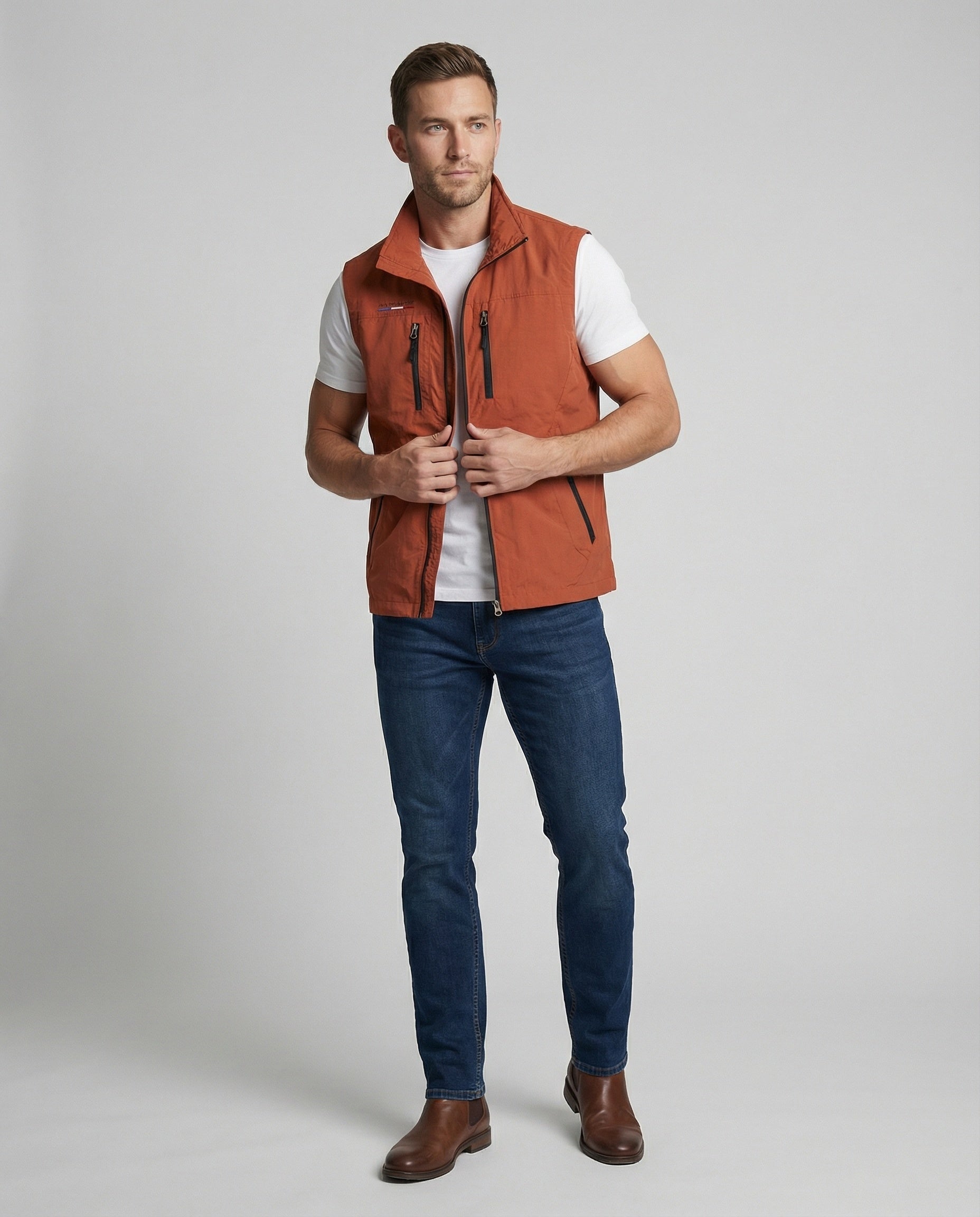 Men's Utility Multi-Pocket Gilet